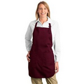 Full Length Apron with Pouch Pockets